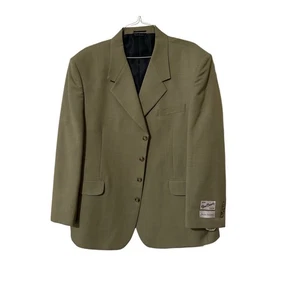 Gino Cappeli Collection Suit Men’s Size 48R Tan Designer Hand Tailored Suit - Picture 1 of 16