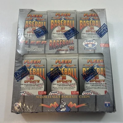 Fleer Baseball '96 Update MLB Sports Trading Card Box 36 Sealed Packs - Image 1 of 4