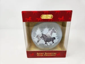 BREYER 2017 KÜNSTLER SIGNATUR MUNDGEBLASEN GLAS ORNAMENT #700821 - Bild 1 von 6