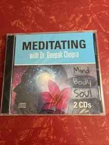 Meditating with Dr. Deepak Chopra - Mind Body Soul 2-CD Set BRAND NEW SEALED - Picture 1 of 4