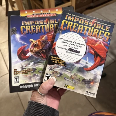 Impossible Creatures Microsoft Game 2002 - SEALED WITH Strategies & Secrets  - Image 1 of 4