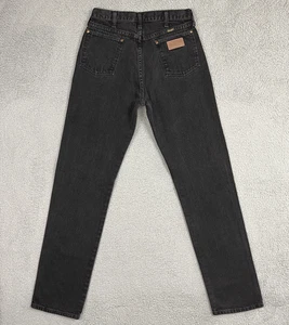 Vintage Wrangler Cowboy Schnitt Jeans Herren 30x36 schwarz 13MWZWK Western Made USA - Bild 1 von 24