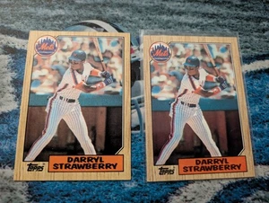 2x~1987 Topps Darryl 🍓 Fresa 🍓#460 Como Nuevo 🍎N.Y METS!🍎ENVÍO GRATUITO🔥 - Imagen 1 de 4