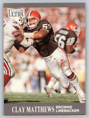 1991 Ultra #31 Clay Matthews - Image 1 of 2