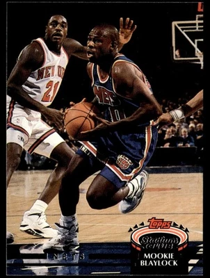 1992-93 Stadium Club Mookie Blaylock New Jersey Nets #64 - Image 1 of 2