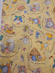¡VINTAGE! Mother Goose "NURSERY RHYMES" AMARILLO - VIP CRANSTON - 4 pies de largo - Imagen 1 de 7