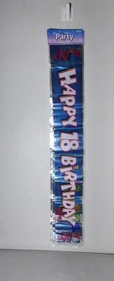 6 X Foil 18th Birthday Banner - Image 1 of 2