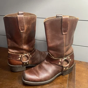 Durango DB514 Hombre 11" Arnés Bota Marrón Talla 9.5D Usado en Excelente Condición! Sólido, limpio, clásico! - Imagen 1 de 12