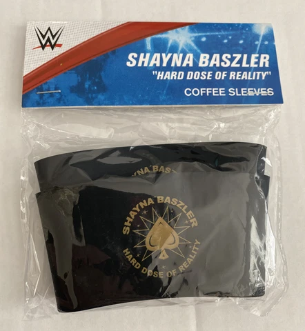 WWE Shayna Baszler Hard Dose of Reality Rubber Coffee Sleeves Loot Slam Crate Cover