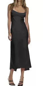 LILLUSORY Womens Summer 2023 Spaghetti Midi Bodycon Backless Strap Dresses Cutou - Picture 1 of 8