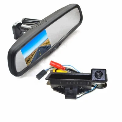 Reverse Camera & Mirror Monitor for BMW E82 E88 E84 E90 E91 E92 E93 E60 E61 E70 - Image 1 of 4