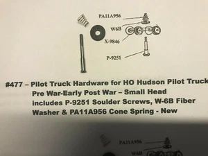 American Flyer Parts - Pilot Truck Hardware-HO Hudson #477 - Picture 1 of 1