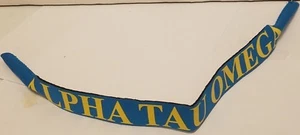 ALPHA TAU OMEGA Hellblau Croakie Sonnenbrille Halter Riemen Griechisch - Bild 1 von 1
