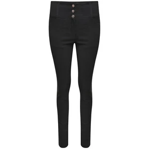 Pantalones de oficina escolar negros elásticos para mujer cintura alta señora talla 8-16 - Imagen 1 de 4