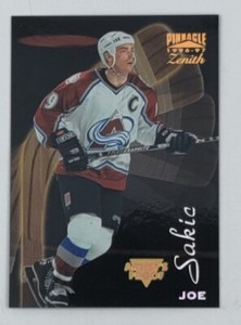 1996-97 Pinnacle Zenith Artist's Proof Joe Sakic Hockey Card #44 (Rare)