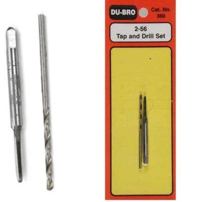 DUBRO PRODUCTS NEW DuBro 2-56 Tap & Drill Set 360