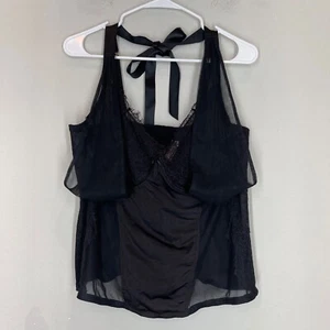 Cacique Korsett Bustier Übergröße 44DD schwarz Spitze ernsthaft sexy Neckholder Träger - Bild 1 von 9