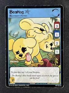 Neopets TCG MP 6/15 Bearog Petpet Promo MP/HP - Picture 1 of 2