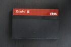 Rambo III 3 Sega Master System Loose PAL