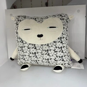Velvet Moustache Black Sheep Cushion - Picture 1 of 3