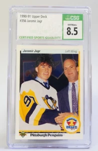 1990 Upper Deck JAROMIR JAGR #356 CSG 8.5 (A1) - Picture 1 of 4