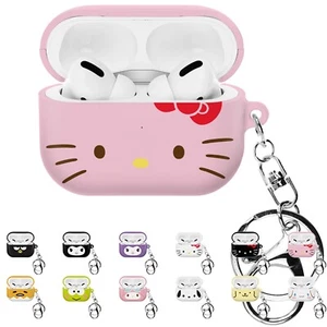 Hello Kitty Kuromi Pochacco para AirPods Pro Estuche Llavero Llavero Soporte - Imagen 1 de 449
