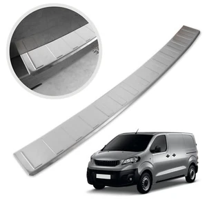 para PEUGEOT EXPERT 2016-22 VAN PROTECTOR CUBIERTA DEL PARACHOQUES TRASERO INOX - Imagen 1 de 9