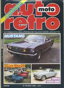RETRO AUTO Nr. 48 08/1984 Ford Mustang Simca Week End Rallye Ferrari - Bild 1 von 1