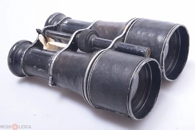 ✅ FULL SIZE RARE ANTIQUE ALUMINUM BINOCULARS COMPASS GALILEAN DOUBLE TELESCOPE - Image 1 of 4