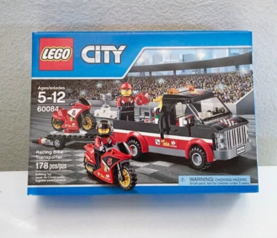 NUEVO 60084 LEGO City Racing Bicicleta Transportador SELLADO 2015 Retirado Excelente Foto 1 de 4