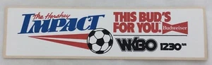 AISA 1989 Hershey Impact Indoor Soccer Vintage Bumper Sticker - Picture 1 of 2
