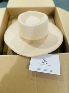 NEW Lack of Color Women’s Australian Wool Wide Brim Hat-Ivory Rancher Size XL - Picture 1 of 6
