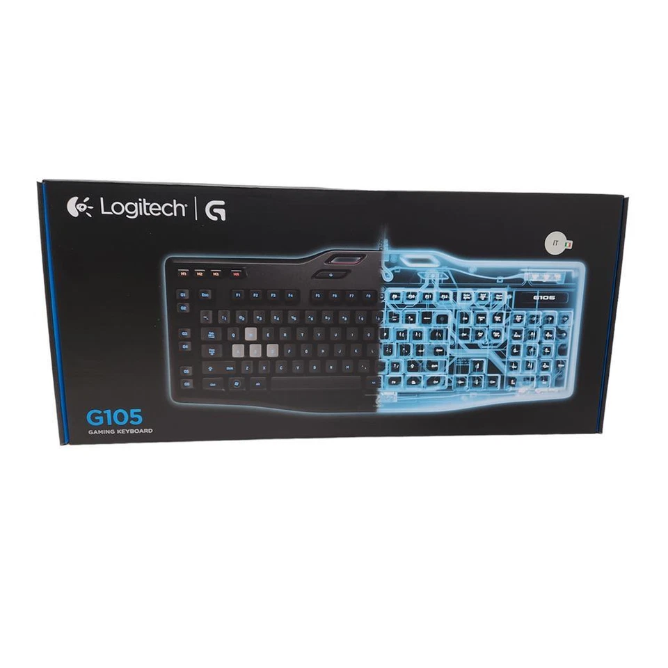 Logitech G105 Gaming keyboard USB Italian QWERTY Black 920-005050 - Image 1 of 4