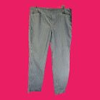Old Navy Pinstripe Carpi Pants. Pixie Cut  Size 10