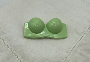 Hand Made!!! Beautiful Green Bra Brooch Pin - Picture 1 of 4