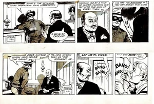 CHARLES FLANDERS - Tavola originale Lone Rangers daily 11-20/21-1959 (2 strips) - Picture 1 of 3