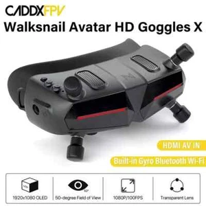 CADDX Walksnail Avatar HD Goggles X 5.8G FPV 8CH 1080p 100FPS OLED - Picture 1 of 14
