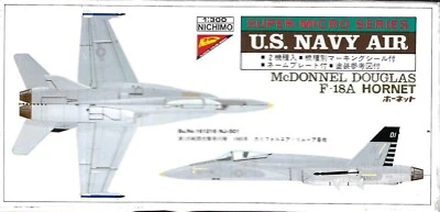 RARO SIN USAR, EN CAJA NICHIMO 1/300 MARINA DE EE. UU. F-18A HORNET Strike Fighter y S-3A VIKING ASW Foto 1 de 4