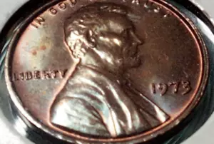 Mint Error Coin BU Lincoln Memorial Cent 1973 Double Rim DDO Uncirculated - Picture 1 of 19