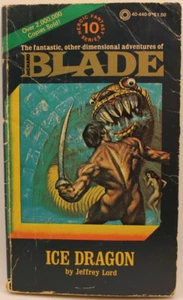 Richard Blade #10 Ice Dragon Vtg Paperback by Jeffrey Lord Third Printing 1978 - Picture 1 of 14