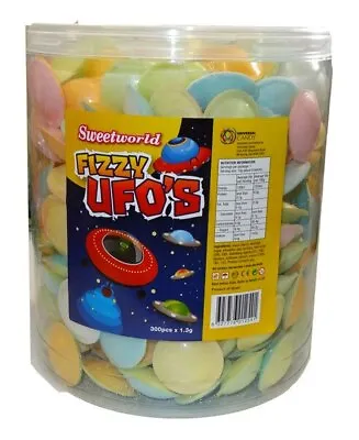 Sweetworld Fizzy UFO S (300 Pieces In A Display Tub) • 25.26$
