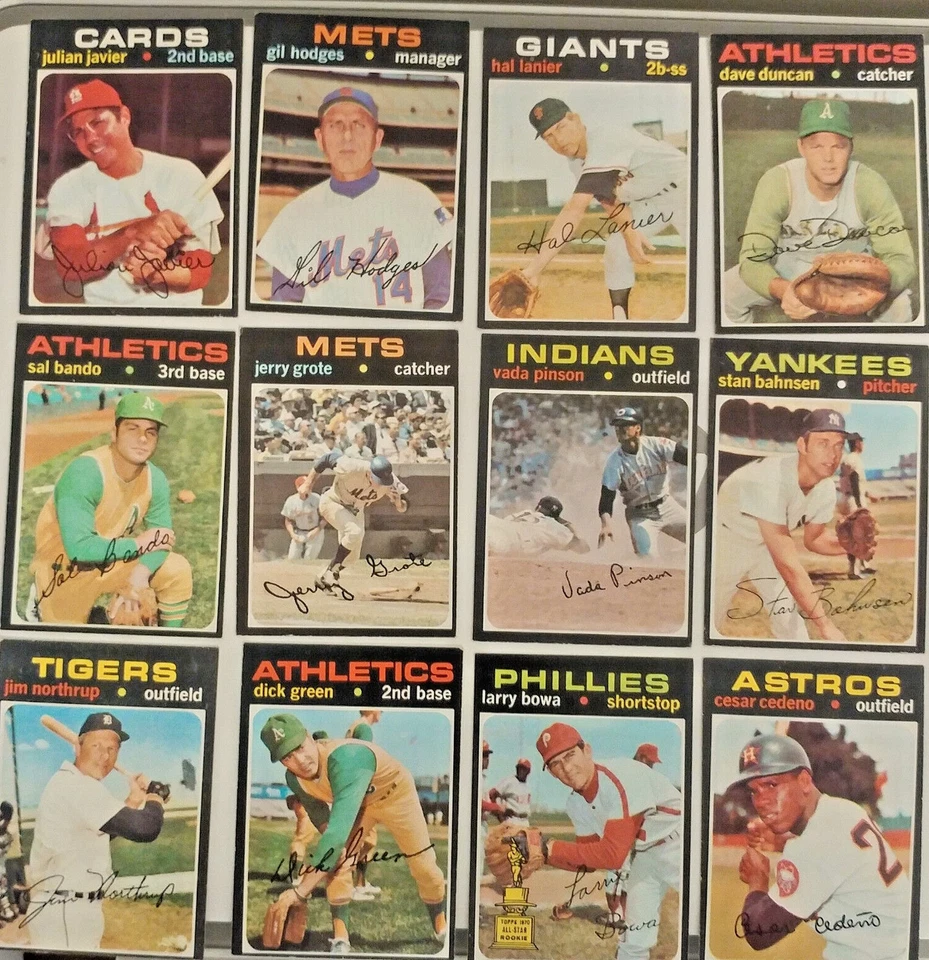 1971 Topps Baseball Cards. Mint, Near Mint or Excellent!  Free Shipping UPDATED - Image 1 of 1