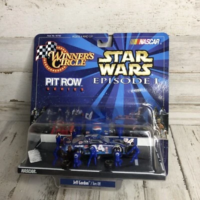 Star Wars Episode 1 Jeff Gordan Pepsi Pit Row Series Winners Circle Nascar - Image 1 of 4