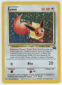EEVEE 2000 Pokemon TCG Black Star Promo - NM - Picture 1 of 2