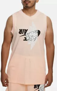 Maglia Nike Air Jordan Jumpman Mesh Wings tinta cremisi taglia 2X-large BQ8479-814 - Foto 1 di 5