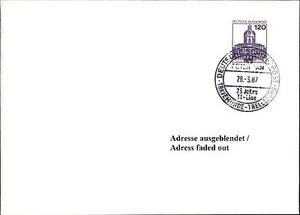 Schiffspost Stempel Schiff Peter Pan Travemünde Trelleborg 1987 Ship Cancelation - Picture 1 of 1