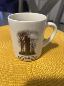 VINTAGE RARE WASHINGTON CROSSING HISTORICAL PARK BOWMAN'S HILL TOWER MUG COFFEE - Picture 1 of 9
