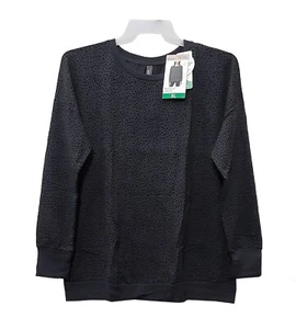 Mondetta sz:XL Women's Tencel Blend Active Sweatshirt Crew Neck Long Sleeve Top - Picture 1 of 11