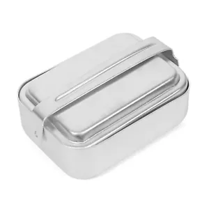 Outdoor Mess Tin Kit Camping Cookware Set Lunch Box Food G9P9 - Picture 1 of 10