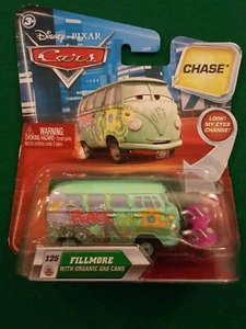 Disney Pixar CARS Fillmore w/organic gas cans Chase volkswagen camper diecast - Picture 1 of 6